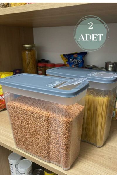 Okyanus Home Sandy Saklama Kabı 2 Adet Şeffaf 5,90 Lt