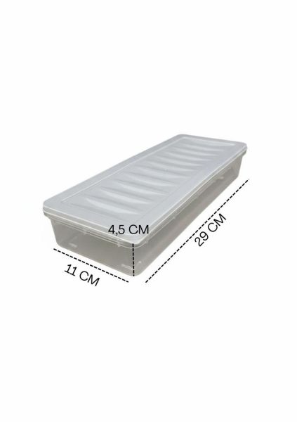 Okyanus Home Buzdolabı  Ve Dondurucuya Uygun Saklama Kabı Bej 6 ADET 1170ML