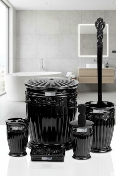 Okyanus Home Sultan Banyo Seti Siyah