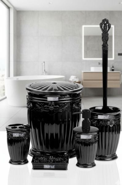 Okyanus Home Sultan Banyo Seti Siyah