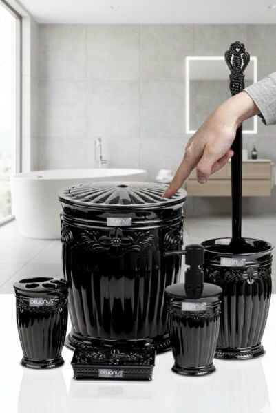 Okyanus Home Sultan Banyo Seti Siyah