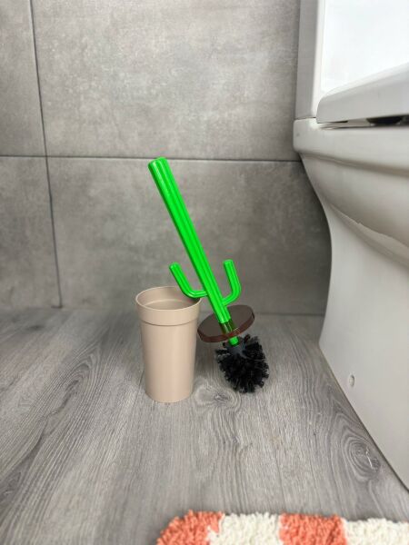 Okyanus Home Kaktüs WC Fırça Seti - Vizon