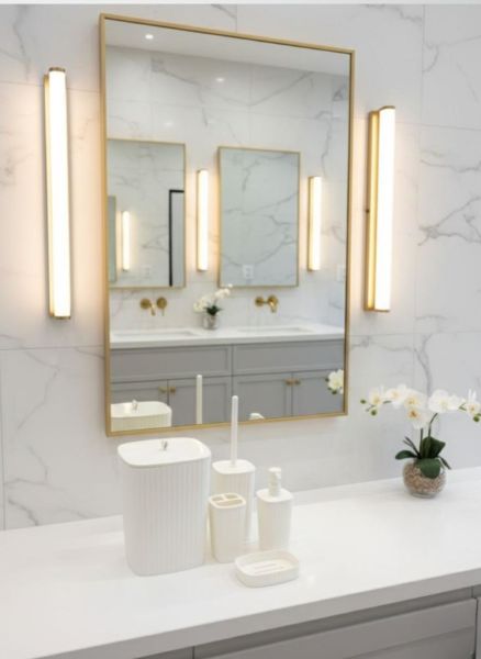 Okyanus Home Yapışkanlı  Safir Beyaz 5'li Banyo Seti