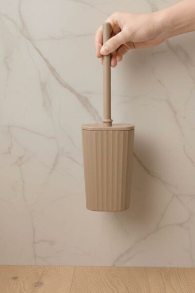 Okyanus Home Safir  Kendinden yapışkanlı Wc Fırçalık Vizon