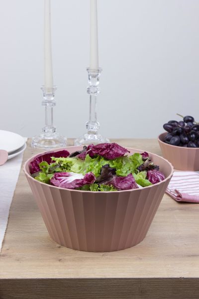 Okyanus Home Coliseum Pudra Çatal Kaşıklı Salata Kasesi