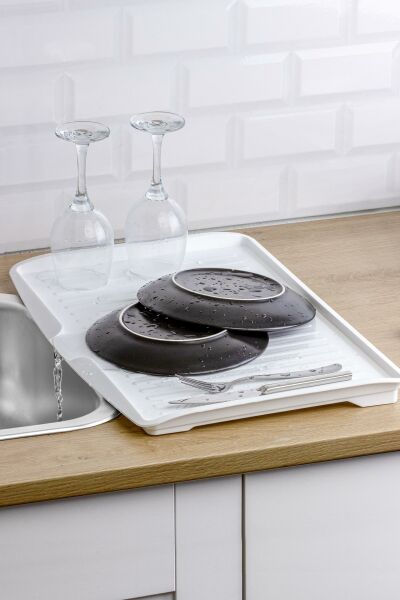 Okyanus Home Beyaz Çok Amaçlı Lavabo Süzgeci