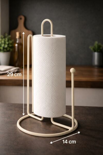 Okyanus Home Krem Rengi Tezgah Üstü Kağıt Havluluk