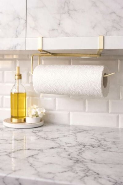 Okyanus Home Krem Rengi Askılı Kağıt Havluluk