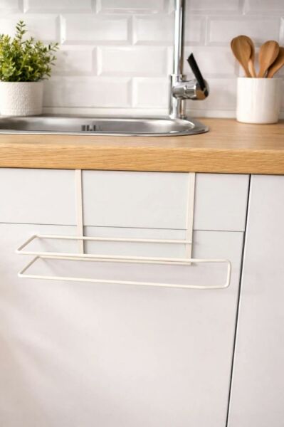 Okyanus Home Krem Rengi Askılı Kağıt Havluluk