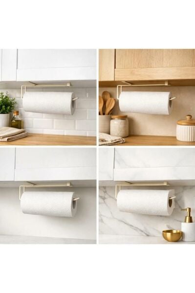 Okyanus Home Krem Rengi Askılı Kağıt Havluluk