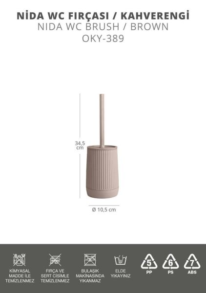 Okyanus Home Nida Vizon Eko Wc Fırçalık