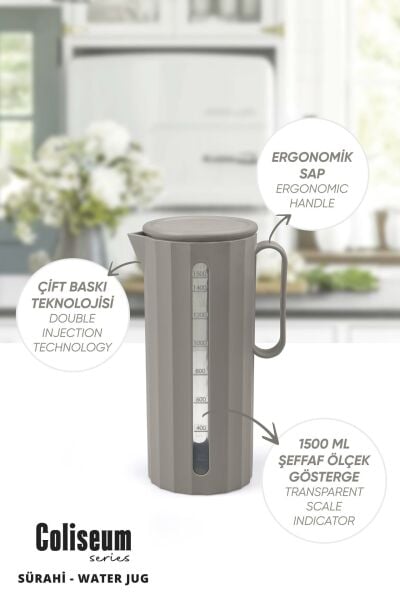 Okyanus Home Coliseum Vizon Sürahi - 1500 ml