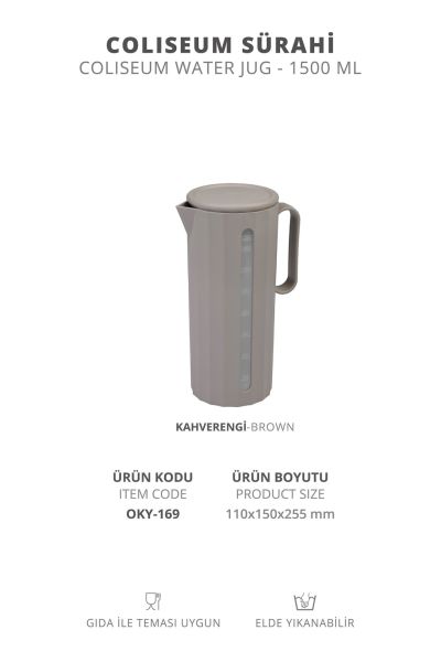 Okyanus Home Coliseum Vizon Sürahi - 1500 ml