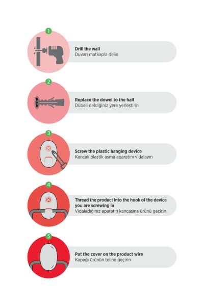 Okyanus Home Krom Lamalı Üçgen Köşelik - 18 cm