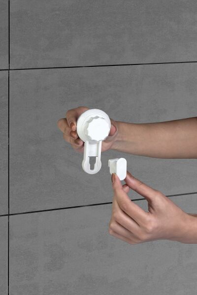 Okyanus Home Grande İkili Askı 2 Fonksiyonlu - İster yapıştır, ister vidala