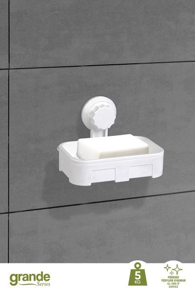 Okyanus Home Grande Kuru Sabunluk 2 Fonksiyonlu - ister yapıştır, ister vidala