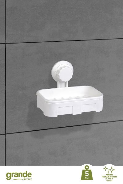 Okyanus Home Grande Kuru Sabunluk 2 Fonksiyonlu - ister yapıştır, ister vidala