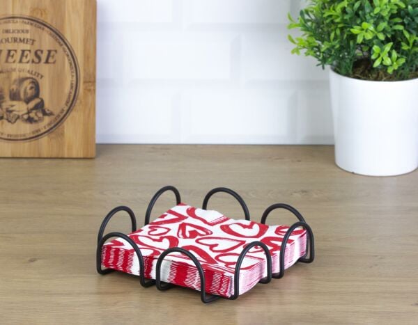 Okyanus Home Siyah Yatay Peçetelik