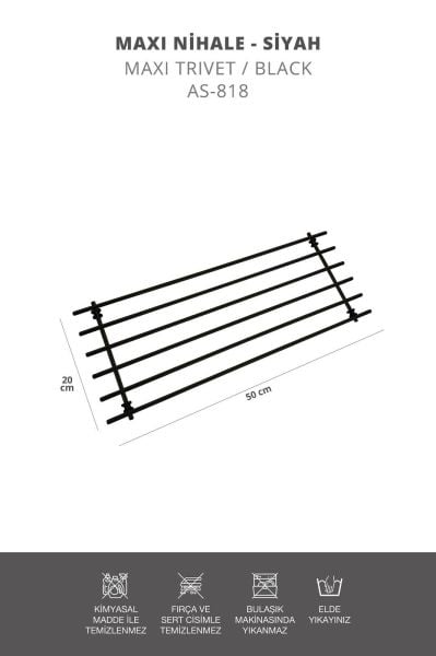 Okyanus Home Siyah Maxi Nihale