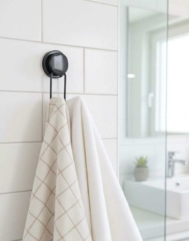 Okyanus Home Magic Fix Sihirli Yapışkan Siyah İkili Askı