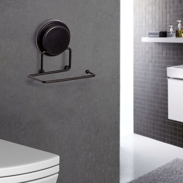 Okyanus Home Magic Fix Sihirli Yapışkan Siyah WC Kağıtlık