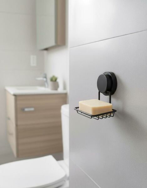 Okyanus Home Magic Fix Sihirli Yapışkan Siyah Kuru Sabunluk