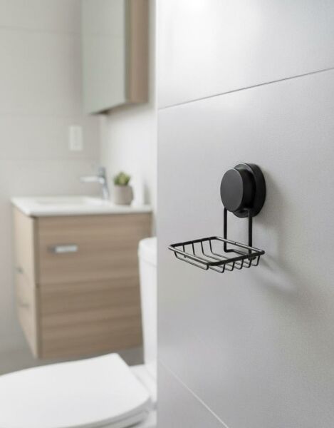 Okyanus Home Magic Fix Sihirli Yapışkan Siyah Kuru Sabunluk