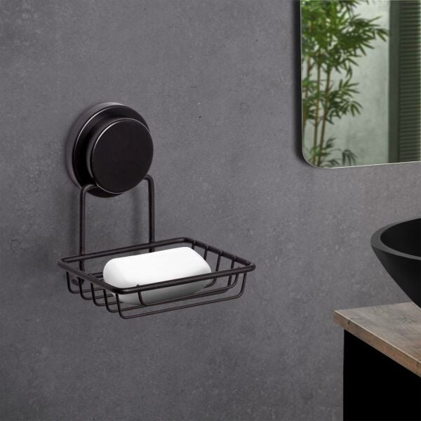 Okyanus Home Magic Fix Sihirli Yapışkan Siyah Kuru Sabunluk