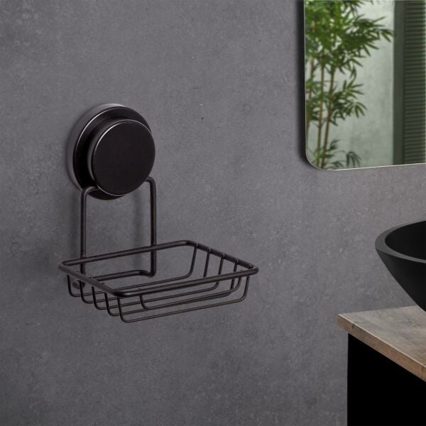 Okyanus Home Magic Fix Sihirli Yapışkan Siyah Kuru Sabunluk