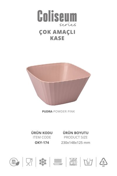 Okyanus Home Coliseum Pudra Çok Amaçlı Kase