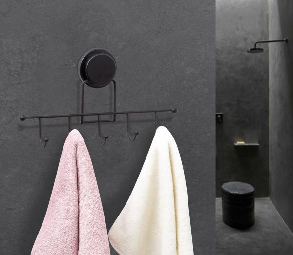 Okyanus Home Magic Fix Sihirli Yapışkan Siyah 5'li Askı