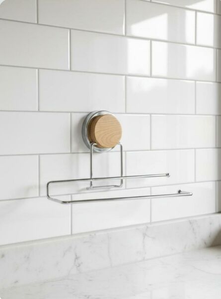 Okyanus Home Ahşap Desenli Magic Fix Sihirli Yapışkan Krom Kağıt Havluluk