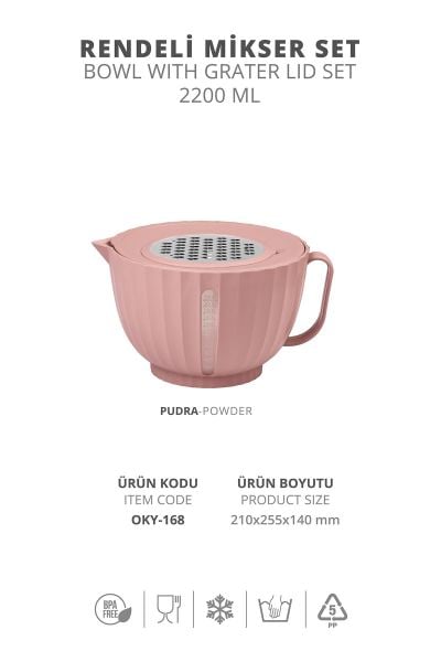Okyanus Home Pudra Coliseum Rendeli Mikser Set