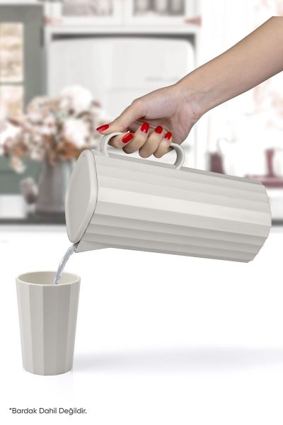 Okyanus Home Coliseum Bej Kare Sürahi - 1800 ml