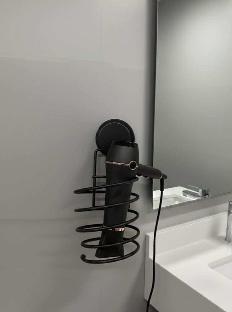 Okyanus Home Magic Fix Sihirli Yapışkan Siyah Saç Kurutma Makine Askısı