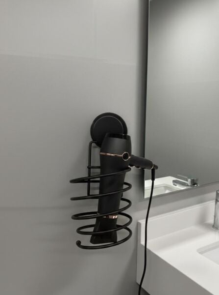 Okyanus Home Magic Fix Sihirli Yapışkan Siyah Saç Kurutma Makine Askısı