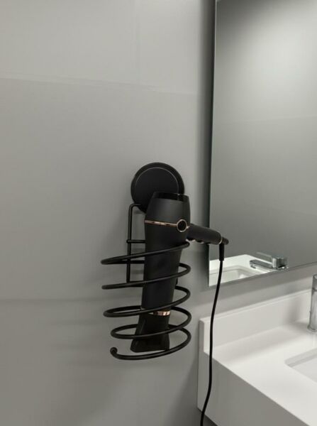 Okyanus Home Magic Fix Sihirli Yapışkan Siyah Saç Kurutma Makine Askısı