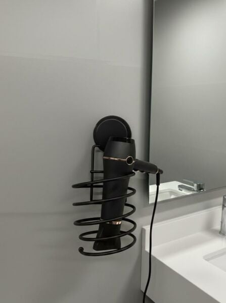 Okyanus Home Magic Fix Sihirli Yapışkan Siyah Saç Kurutma Makine Askısı