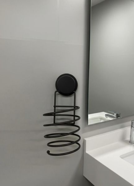 Okyanus Home Magic Fix Sihirli Yapışkan Siyah Saç Kurutma Makine Askısı