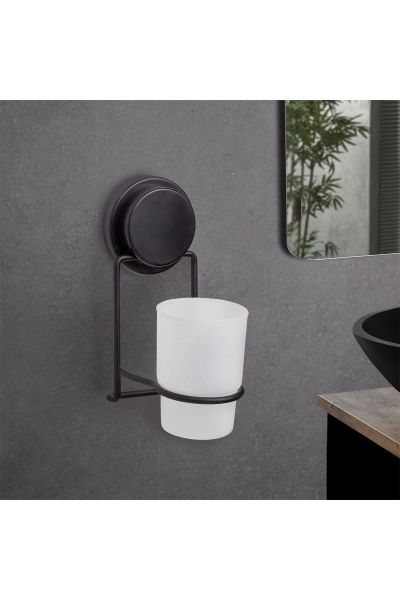 Okyanus Home Magic Fix Sihirli Yapışkan Siyah Diş Fırçalık