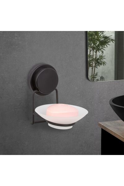 Okyanus Home Magic Fix Sihirli Yapışkan Siyah Kuru Sabunluk