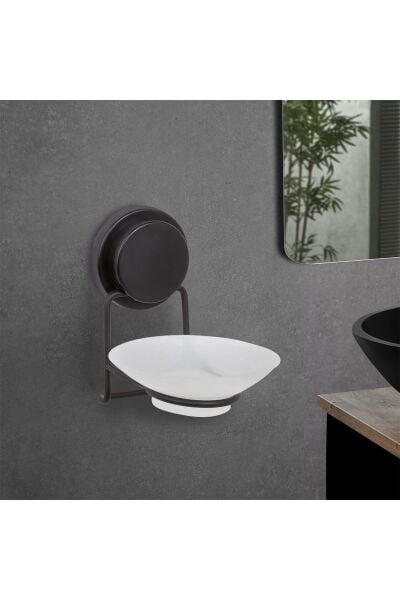 Okyanus Home Magic Fix Sihirli Yapışkan Siyah Kuru Sabunluk