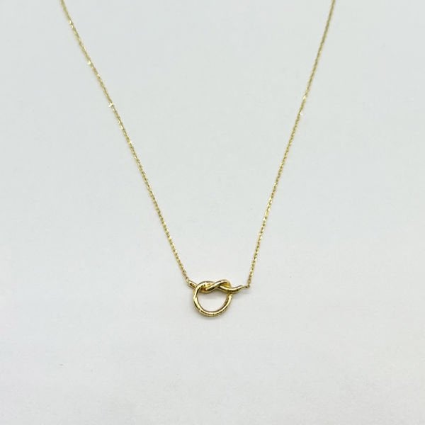 Aşk Düğümü Altın Kolye (kopya)