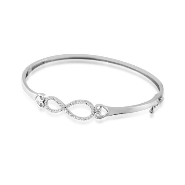 Sonsuzluk Beyaz Altın  Kelepçe