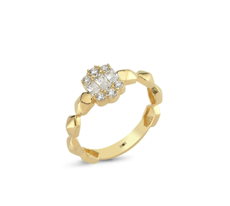 Baget Altın Yüzük