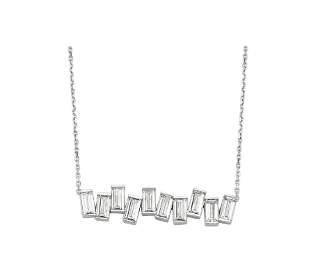 ﻿Beyaz Taşlı Altın Kolye