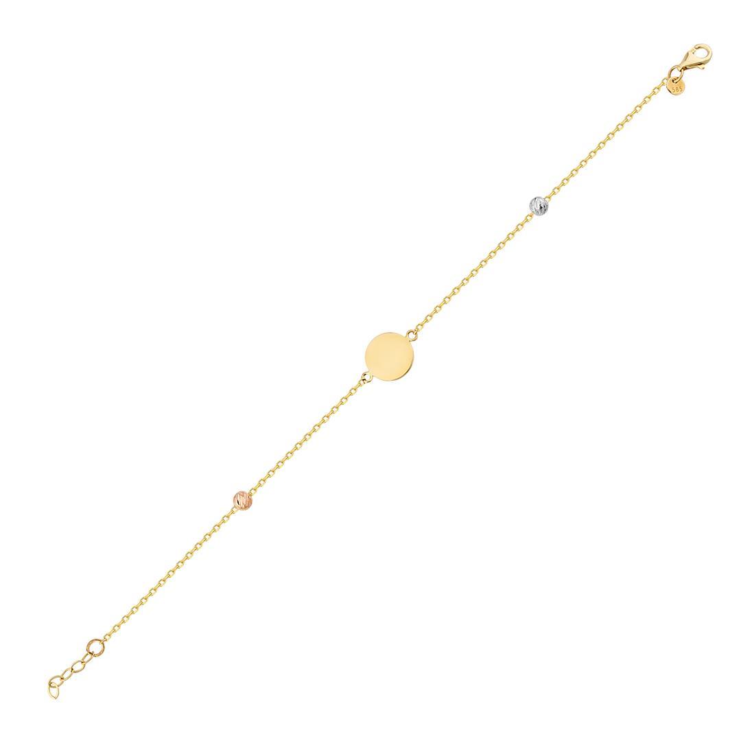 Plakalı  Altın Bileklik