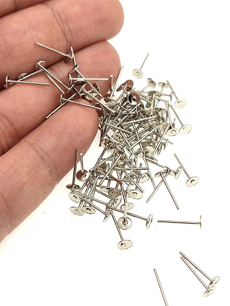 4mm Düz Küpe Çivisi