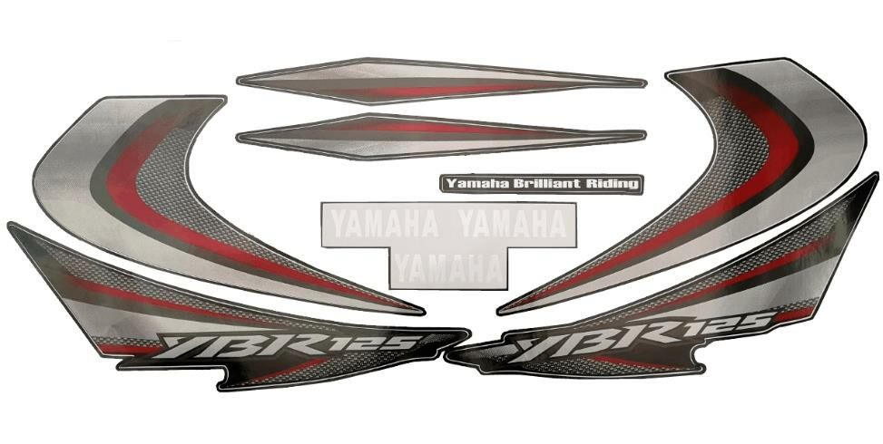 YBR 125 2008-2009 KIRMIZI STİCKER SET