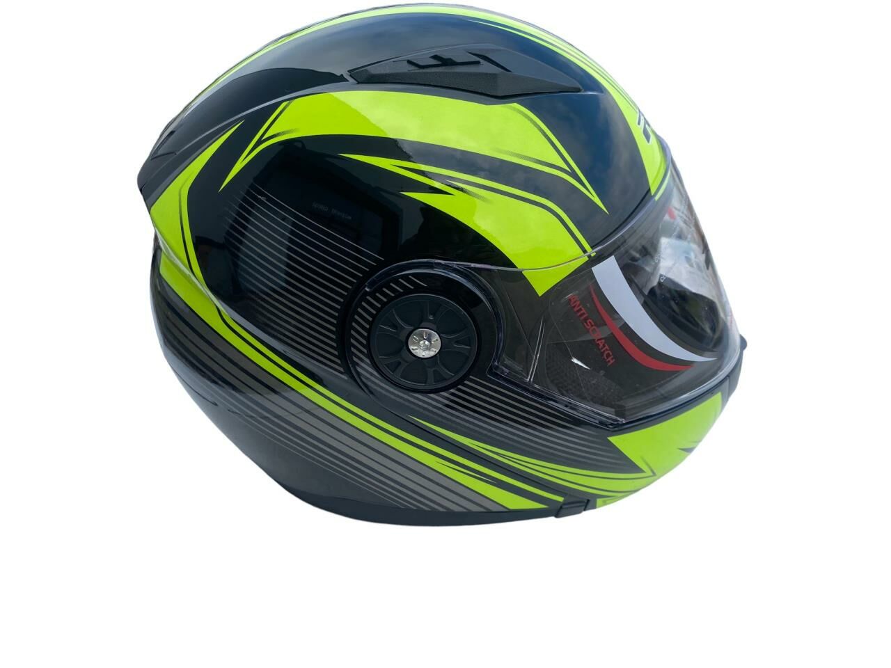 RS1 ÇENE AÇILIR NEON SARI KASK M BEDEN